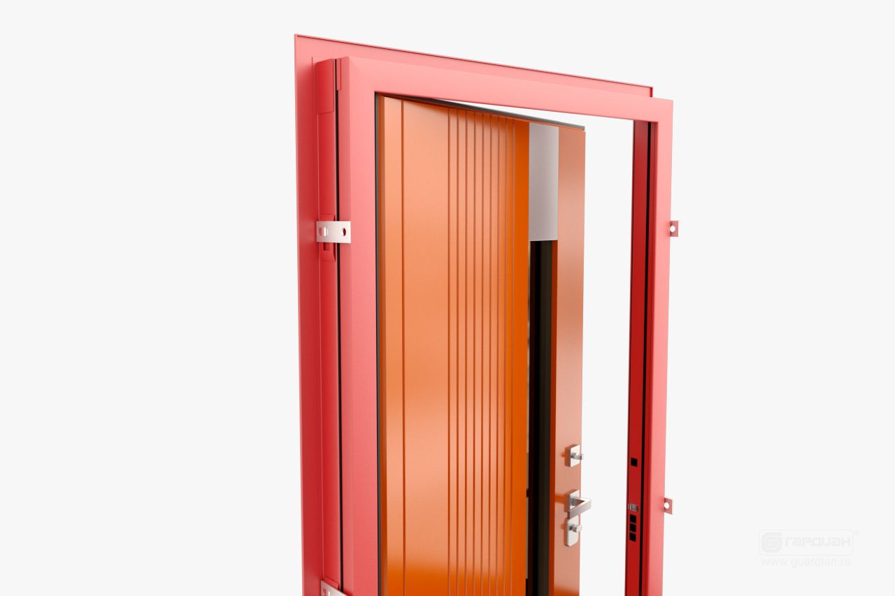 Стальная дверь Thermo 100 Гардиан® – Закрытая усиленная коробка двери