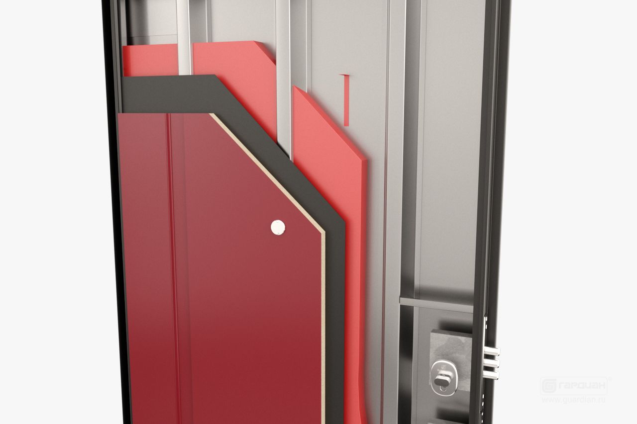 Стальная дверь ДС 2 Гардиан® – Тепло- и звукоизоляционный материал