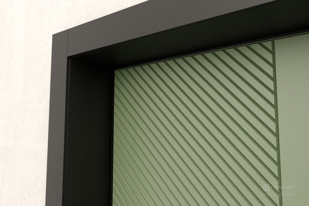 Стальная дверь Smart 70 Гардиан® – Декоративный наличник и доборный брус