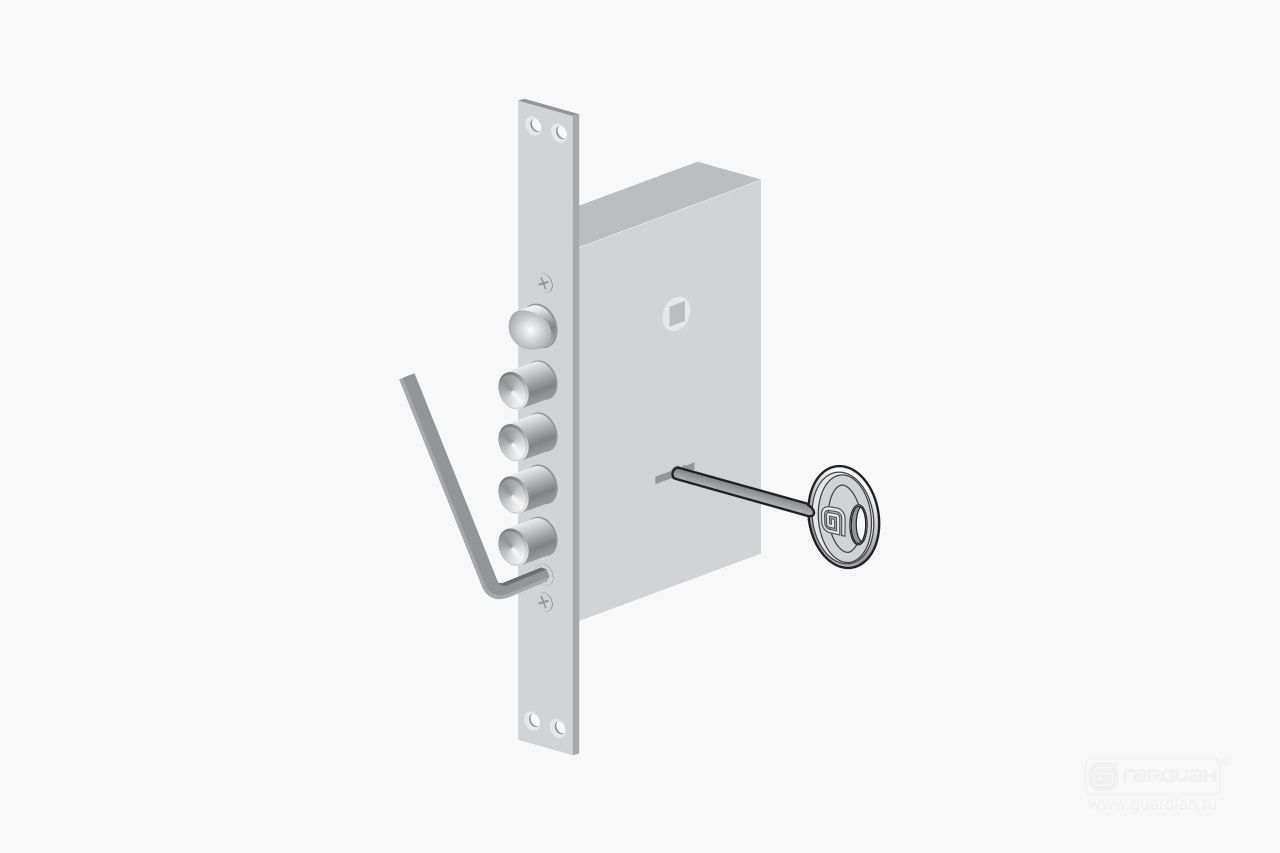 Стальная дверь ДС 7 Гардиан® – Функция перекодировки основного замка