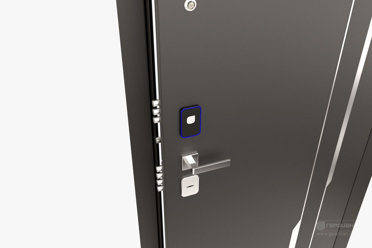 Стальная дверь ДС 9 Гардиан® – Замок Гардиан «Кибер+» с электронными ключами