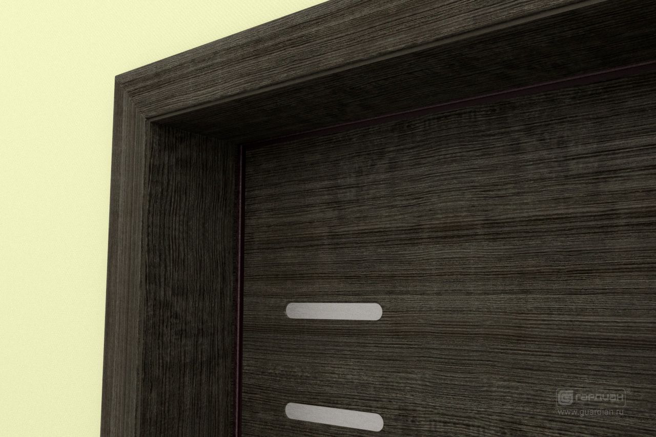 Стальная дверь ДС 3 Гардиан® – Декоративный наличник и доборный брус