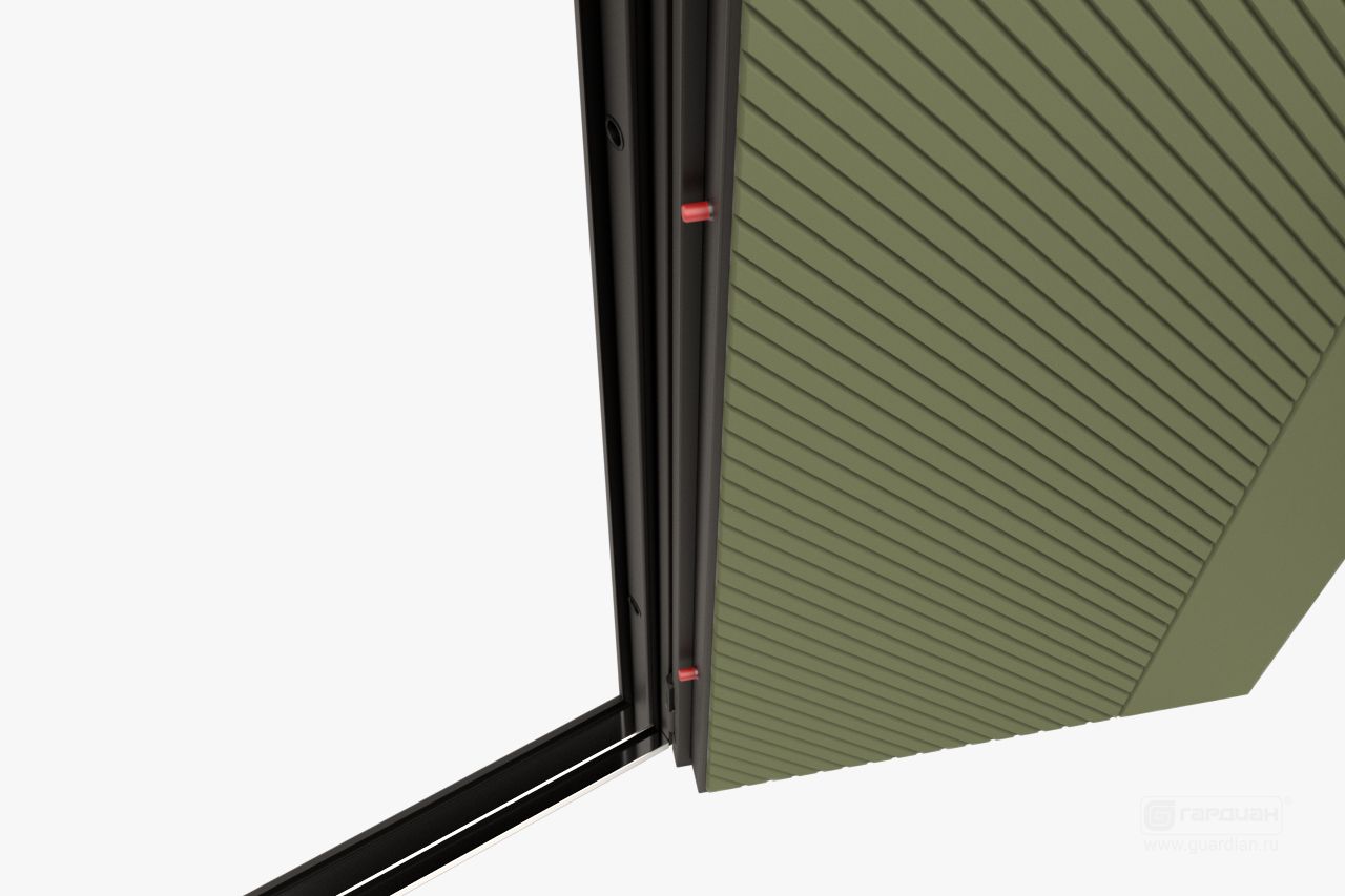 Стальная дверь Smart 70 Гардиан® – Противосъемные фиксаторы (статические ригели)