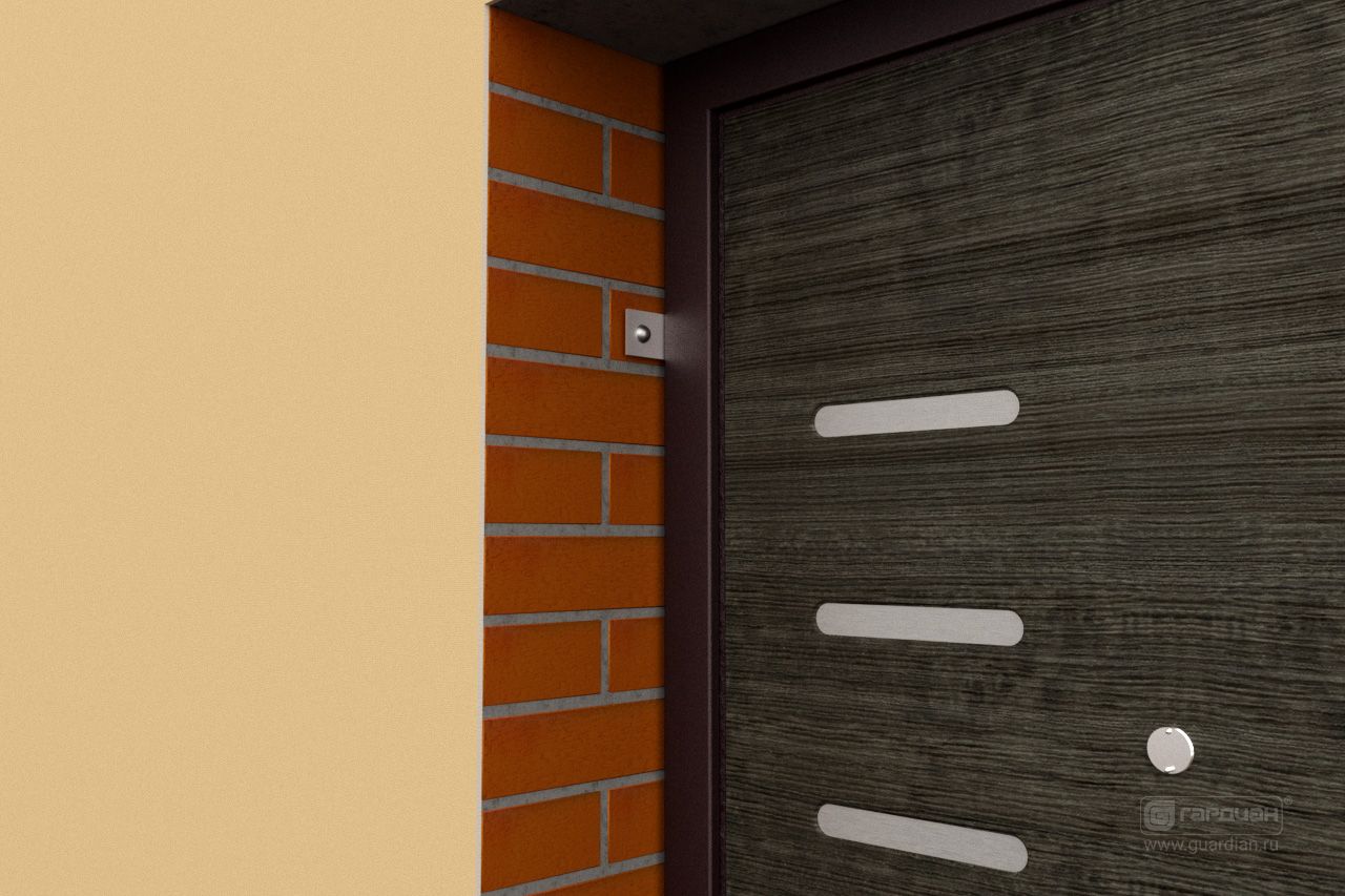 Стальная дверь ДС 3 Гардиан® – Монтаж дверной коробки крепежными пластинами