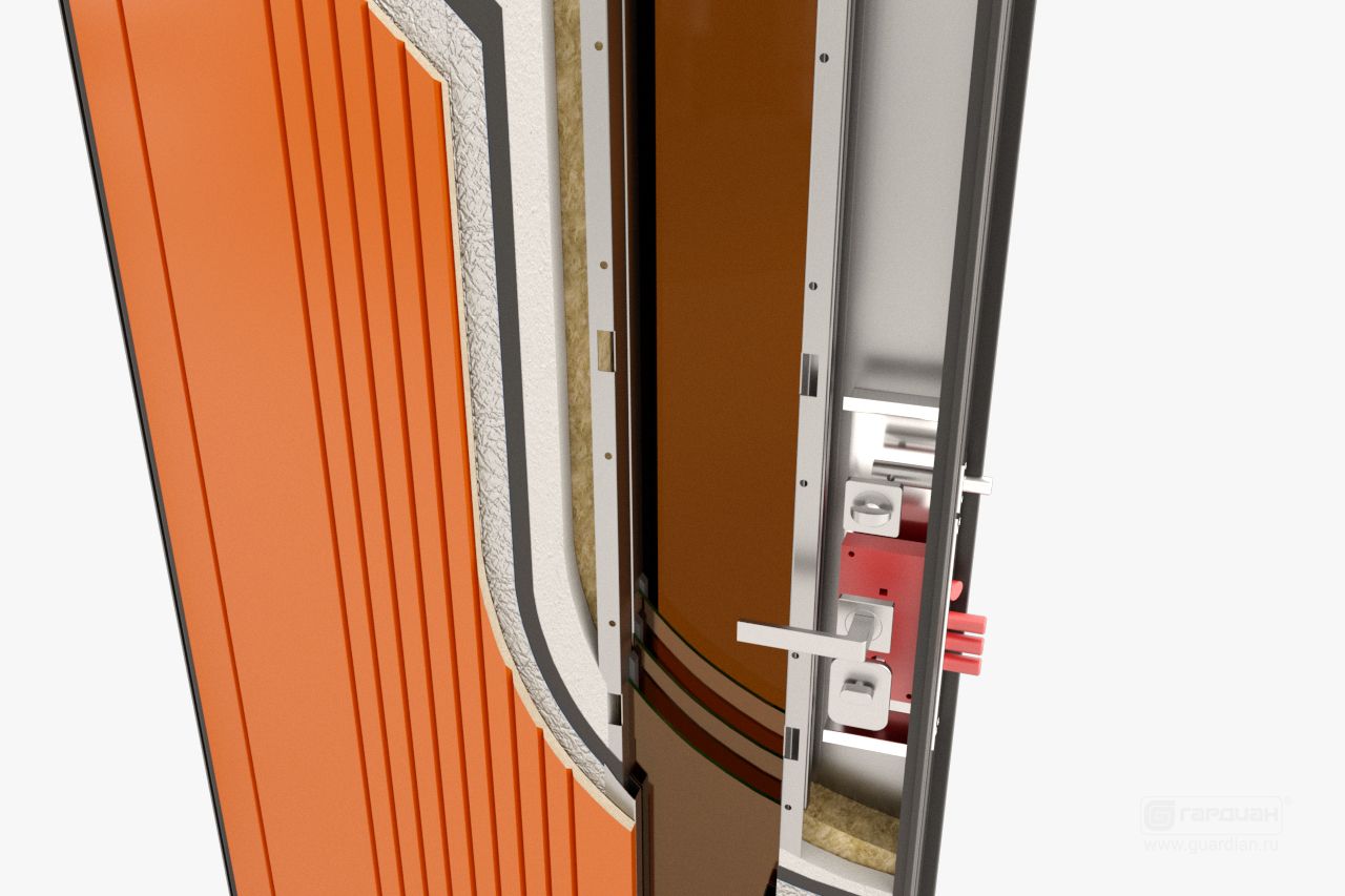 Стальная дверь Thermo 100 Гардиан® – Замки 4 класса взломостойкости