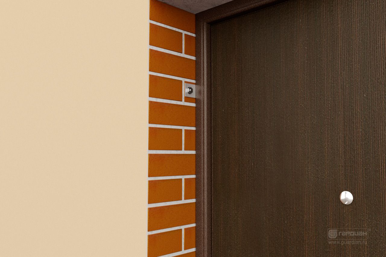 Стальная дверь Фактор К ППУ Гардиан® – Монтаж дверной коробки крепежными пластинами