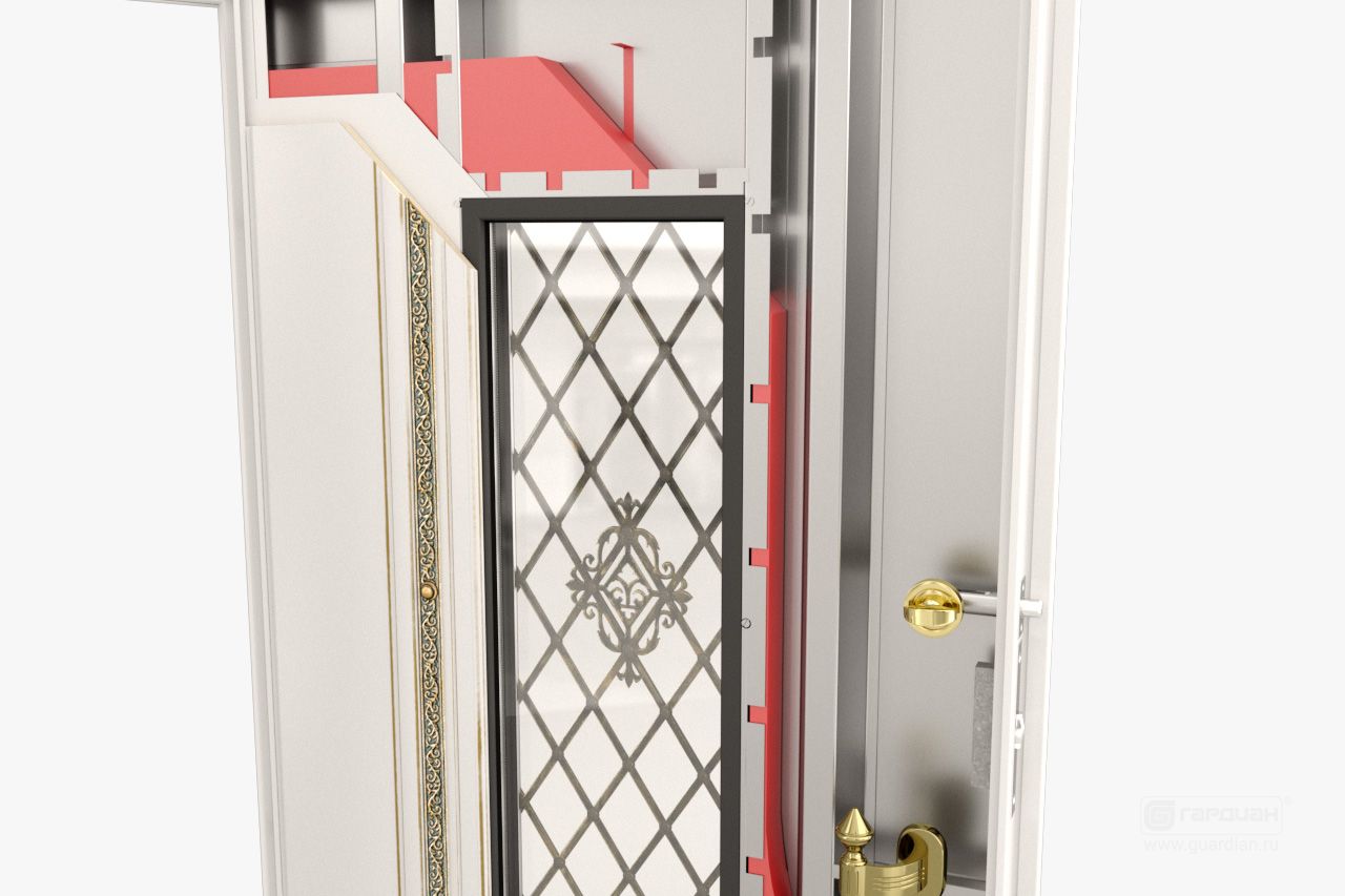 Стальная дверь Дворцовая Гардиан® – Тепло- и звукоизоляционный материал
