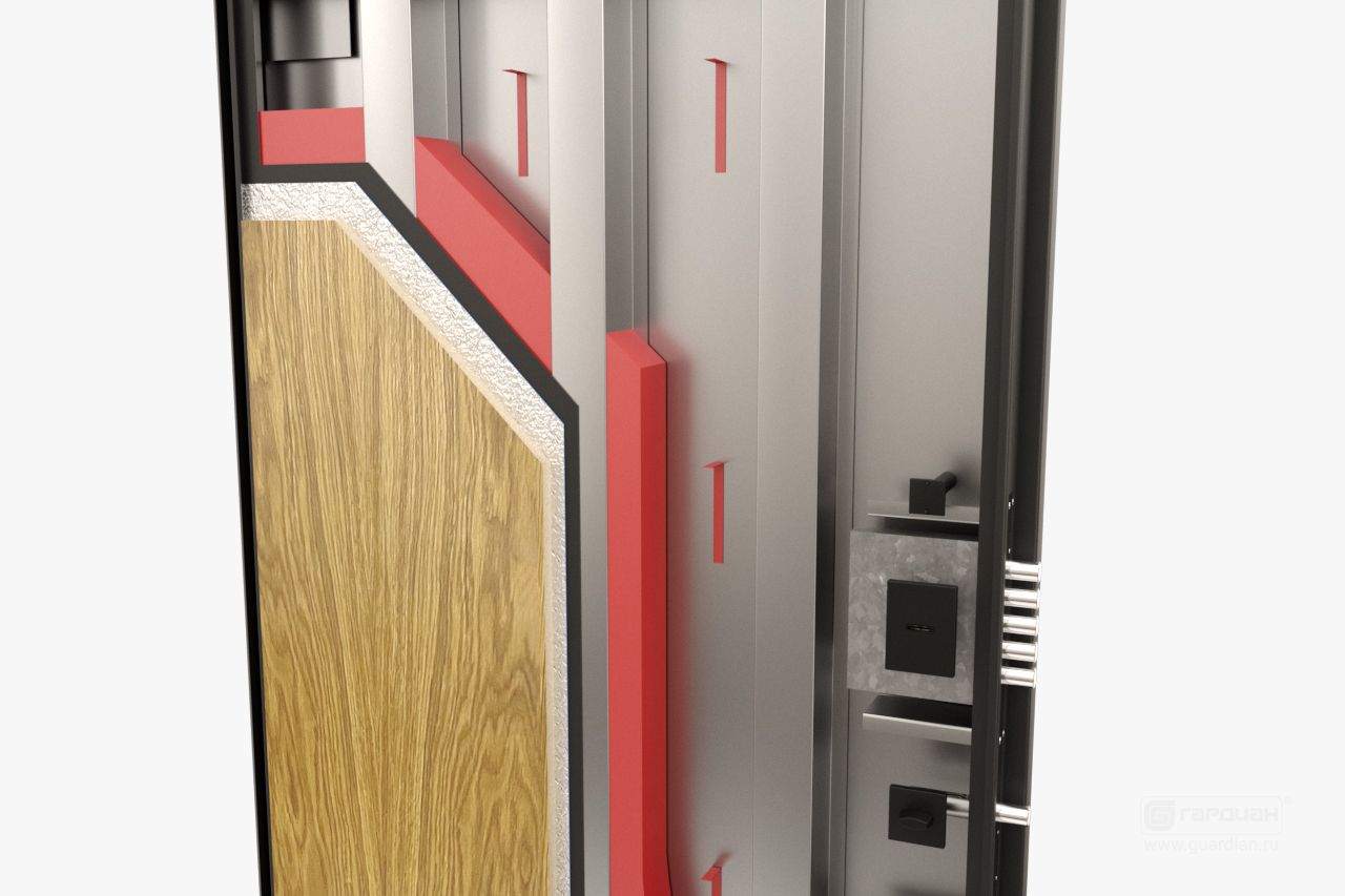 Стальная дверь Experience 70 Гардиан® – Тепло- и звукоизоляционный материал