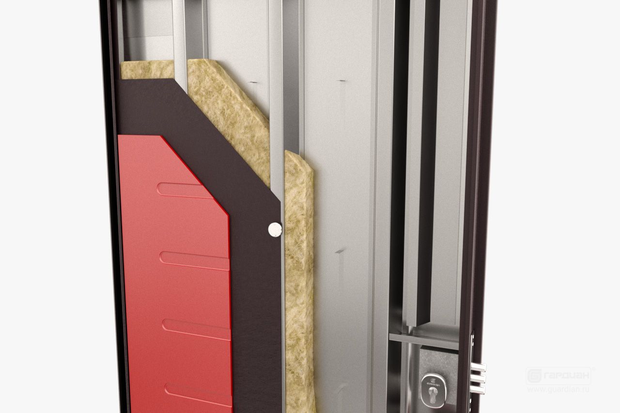 Стальная дверь ДС 3 Гардиан® – Дополнительная теплоизоляция
