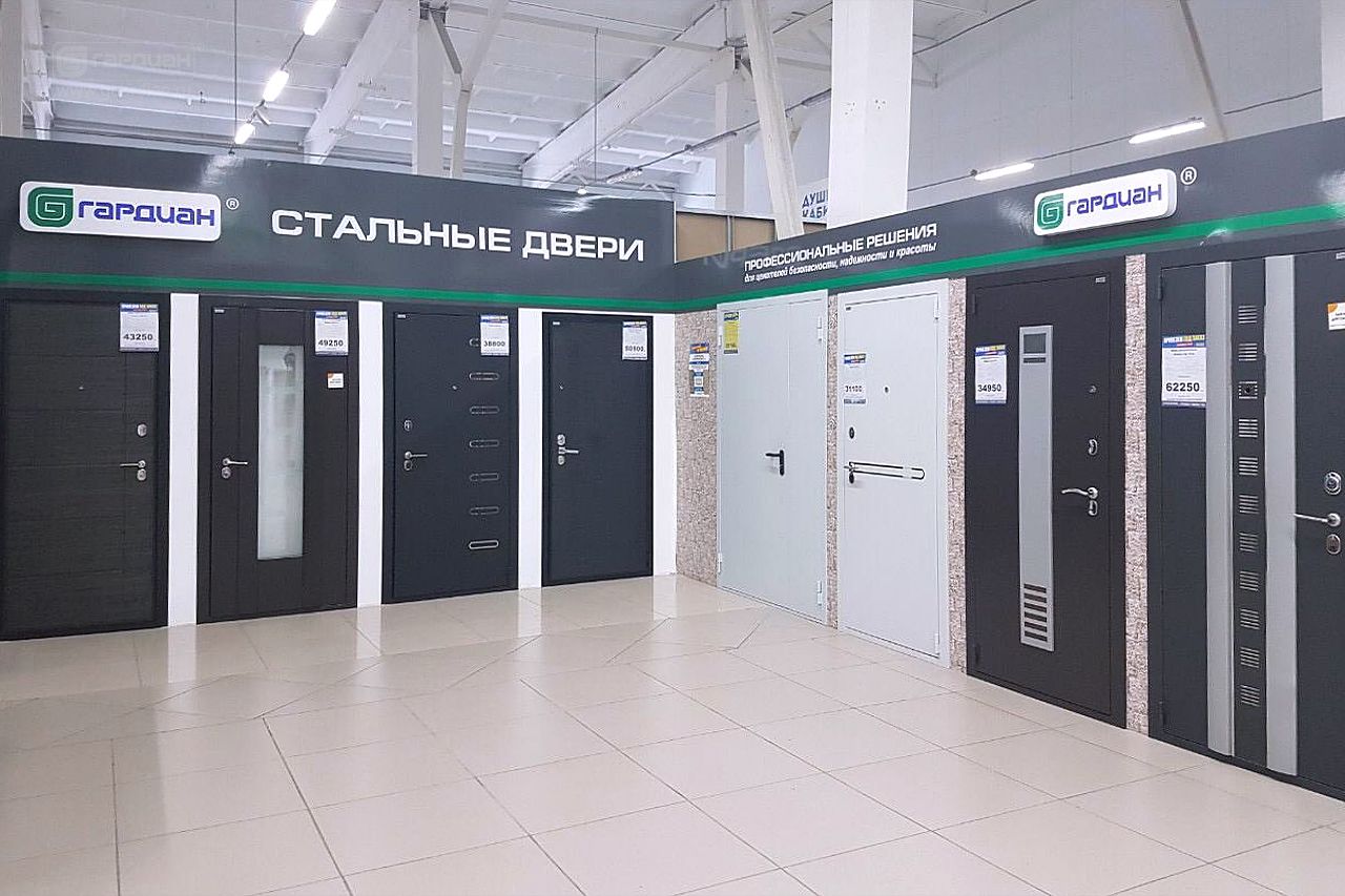 Бренд-секция Гардиан приветствует посетителей: Улан-Удэ, улица Жердева, 8А