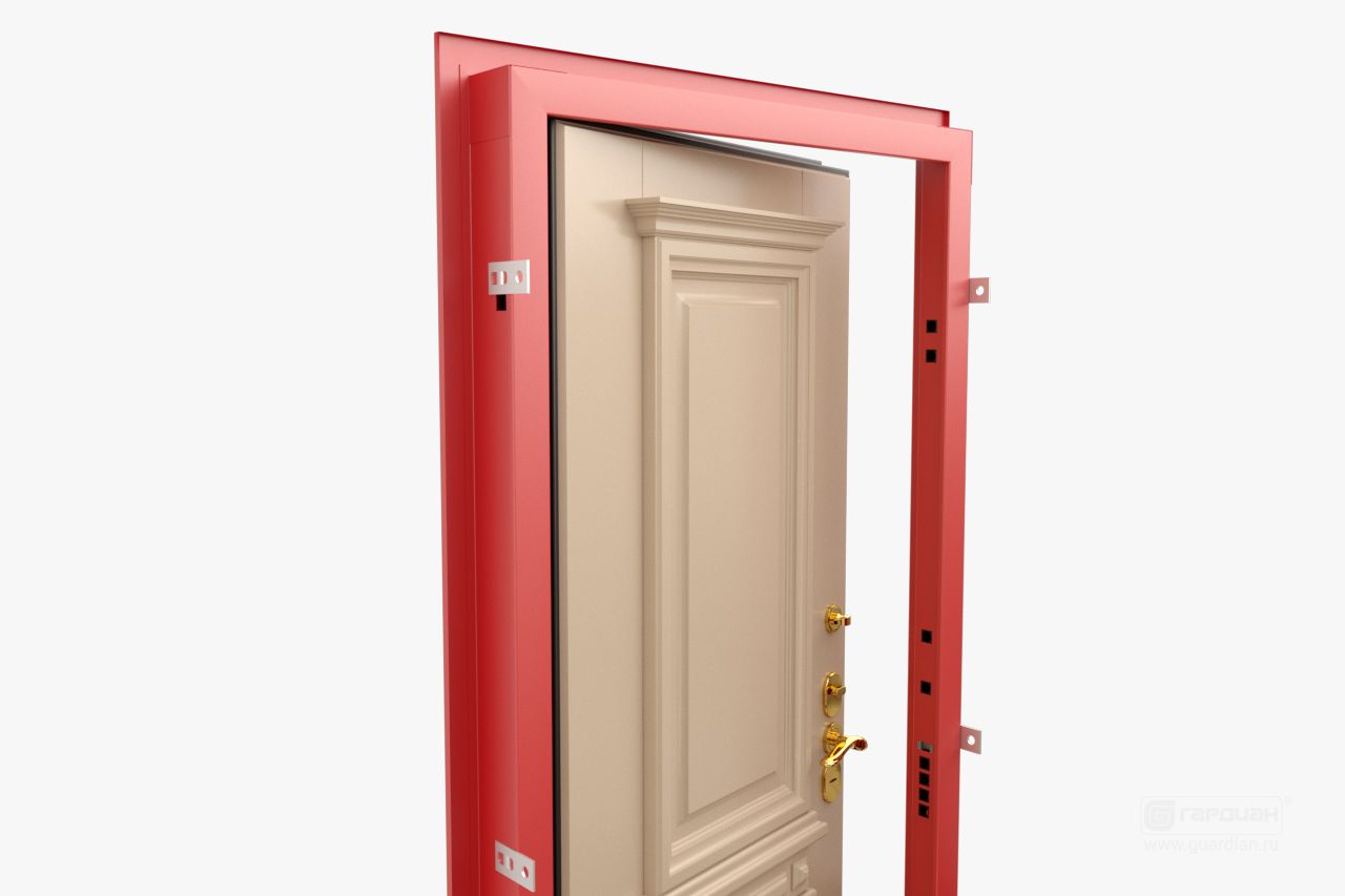 Стальная дверь Experience 90 Гардиан® – Закрытая усиленная коробка двери