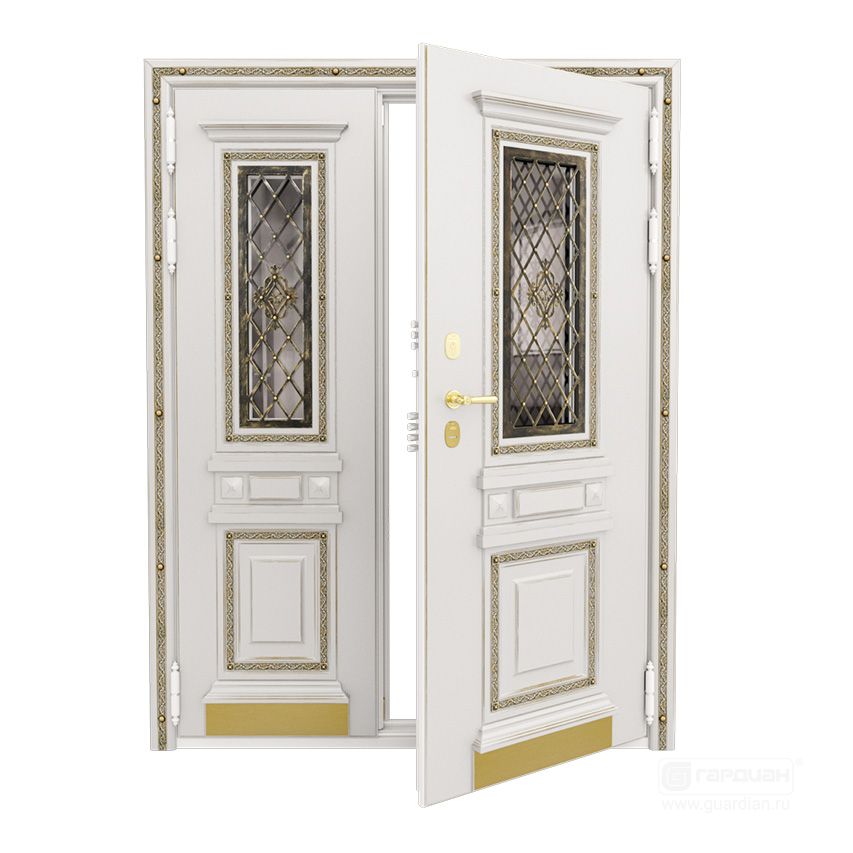 Стальная дверь Дворцовая двустворчатая