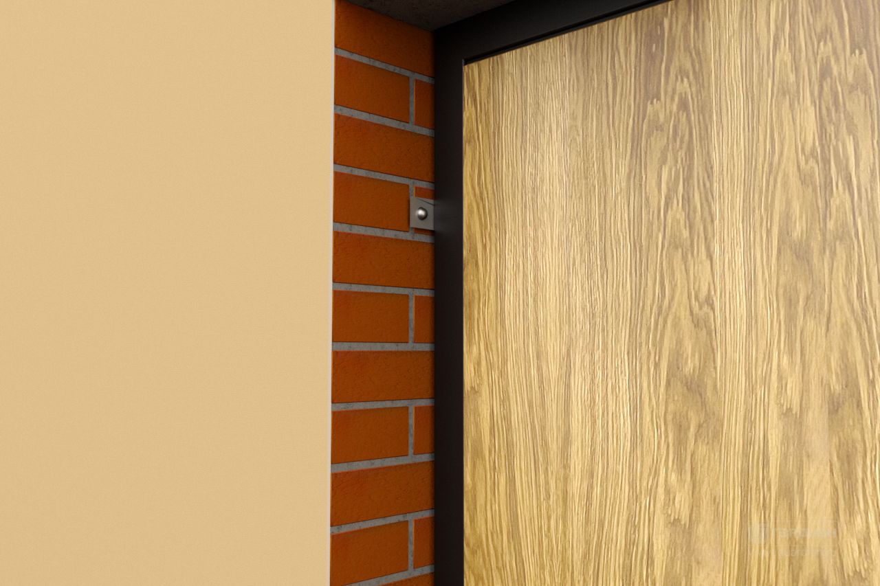 Стальная дверь Experience 70 Гардиан® – Монтаж дверной коробки крепежными пластинами