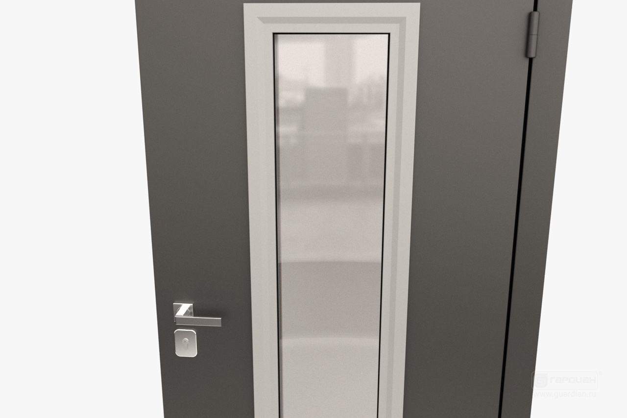Стальная дверь Thermo 100 Гардиан® – Металлическая отделка