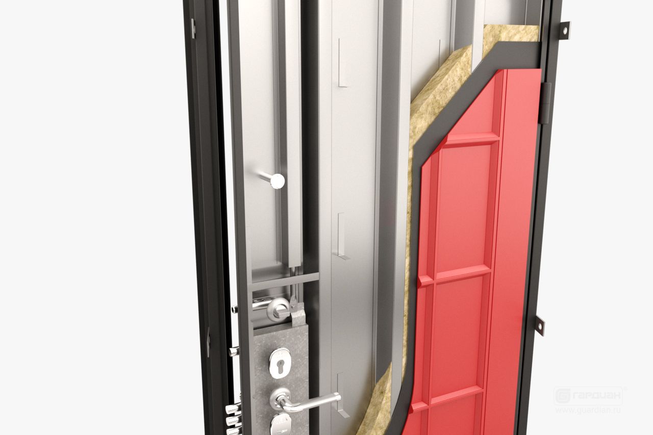 Стальная дверь ДС 7 Гардиан® – Дополнительная теплоизоляция