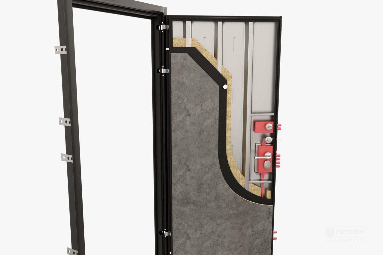Стальная дверь Стелс 02 Гардиан® – Система многоточечного запирания