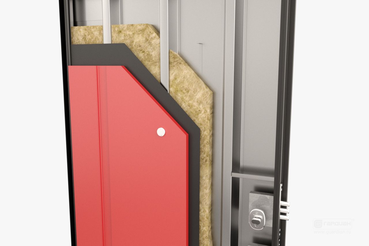 Стальная дверь ДС 2 Гардиан® – Дополнительная теплоизоляция