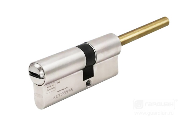 Цилиндровый механизм Abus X6 ключ-шток хром