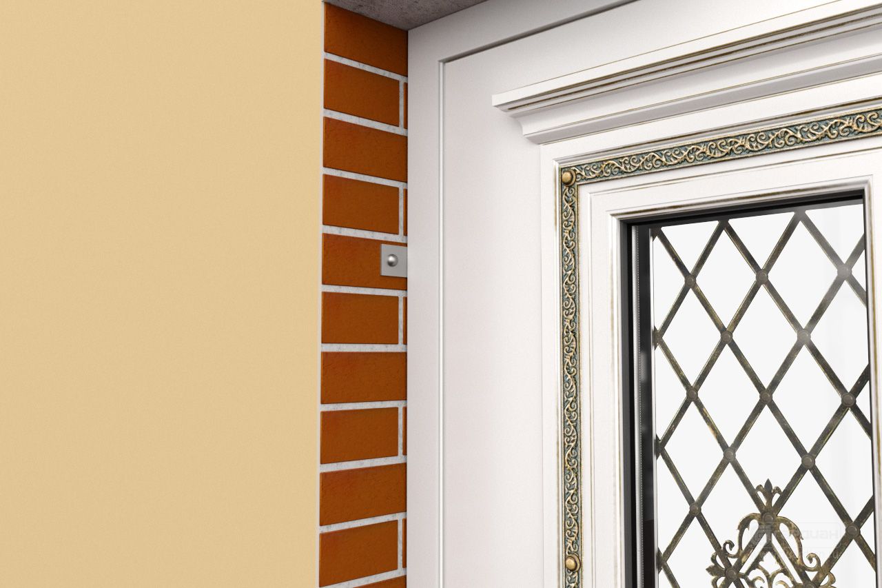 Стальная дверь Дворцовая Гардиан® – Монтаж дверной коробки крепежными пластинами