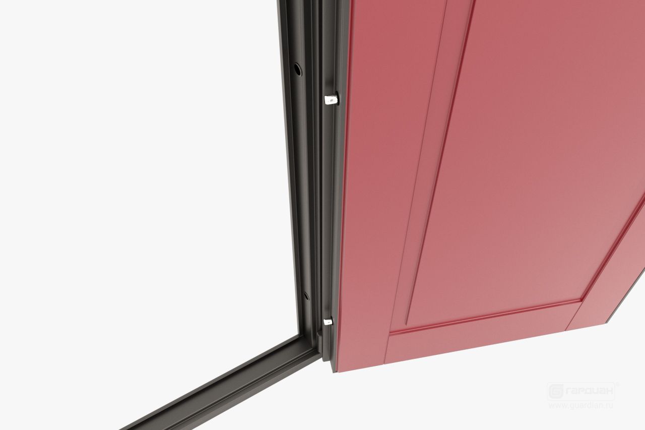 Стальная дверь ДС 2 Гардиан® – Хромированные фиксаторы (статические ригели)