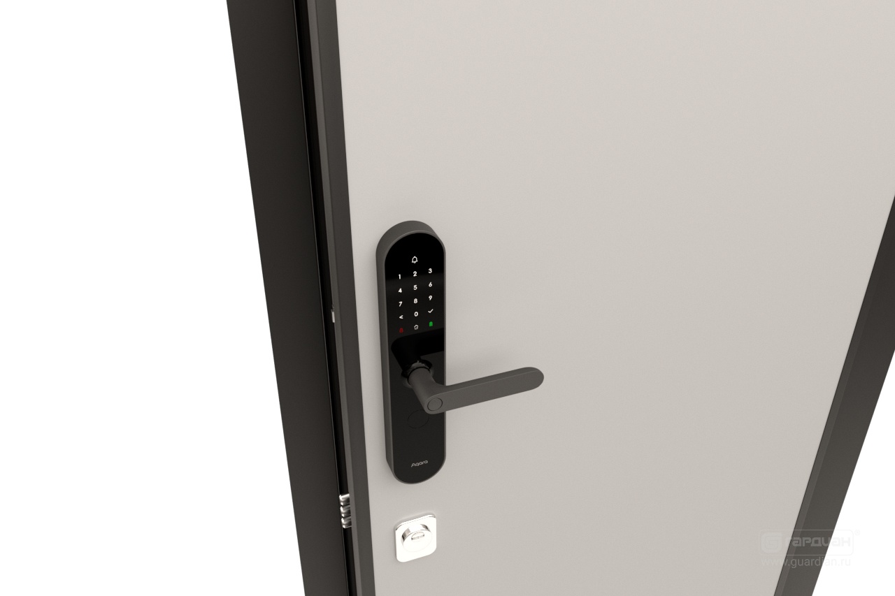 Стальная дверь Smart 70 Гардиан® – Биометрический замок Aqara N100