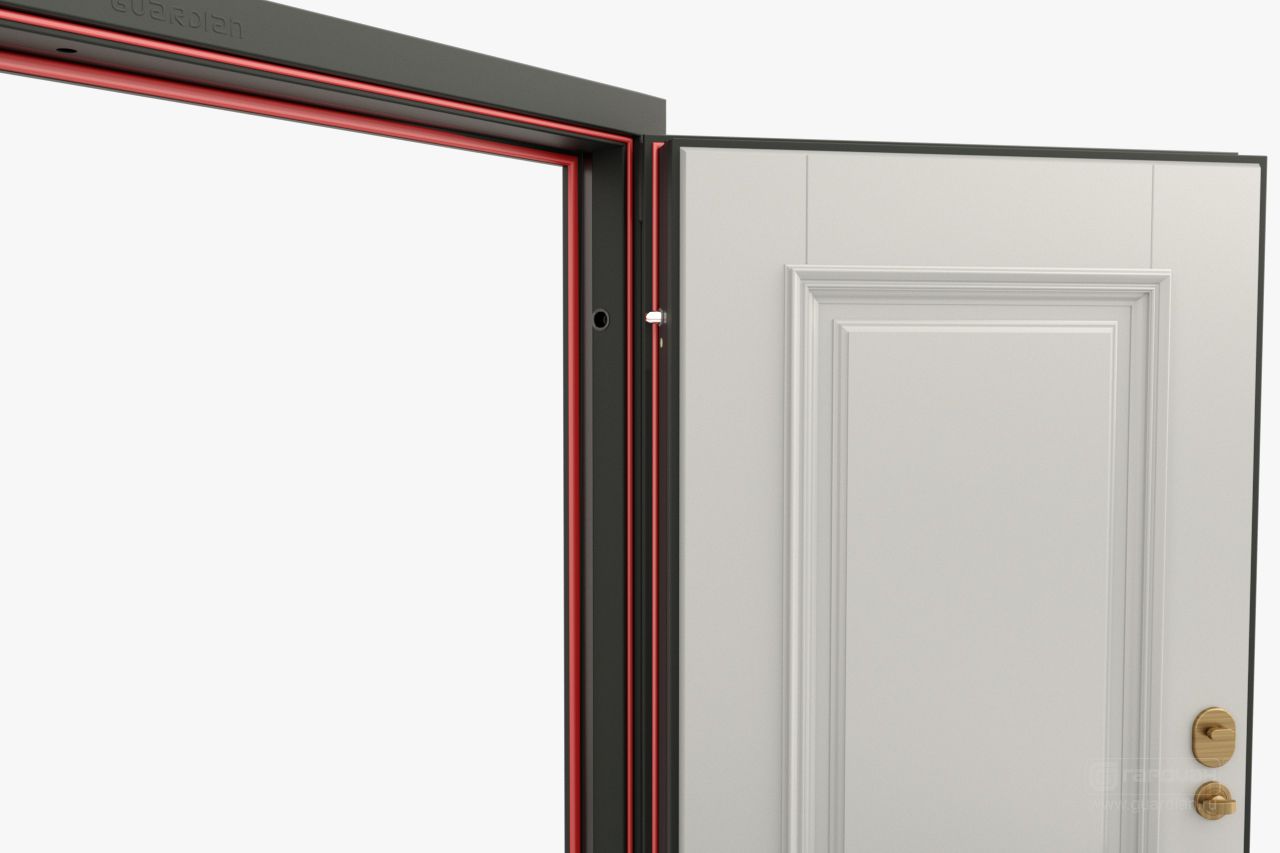 Стальная дверь ДС 10 Гардиан® – Три контура уплотнителя
